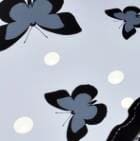 フィットちゃんロマンティックガールのカブセの裏の蝶々のデザインが大胆で可愛らしい