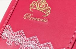 LIRICO ロマンティックランドセルの大マチの金糸とレースの刺繍